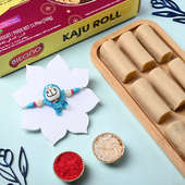 Doraemon Rakhi With Kaju Roll