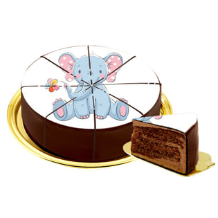 Cute Elephant Motif Cake