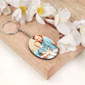 Adorable Fathers Day Personalised Keychain