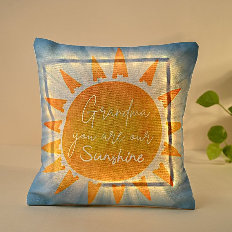 Cute Grandma LED Cushion