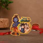 One Cute Krishna Personalised Rakhi - Cute Krishna Custom Rakhi