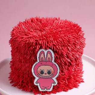 Cute Labubu Theme Cake
