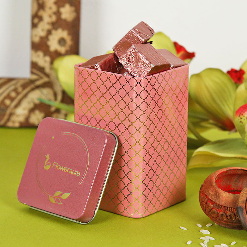 Order Cartoon Rakhi, Handmade Chocolate With Box Online