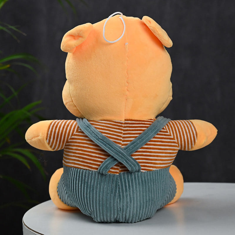 Back View of Cute Little Piggy