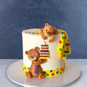 Cute N Lovely Teddy Bear Cake