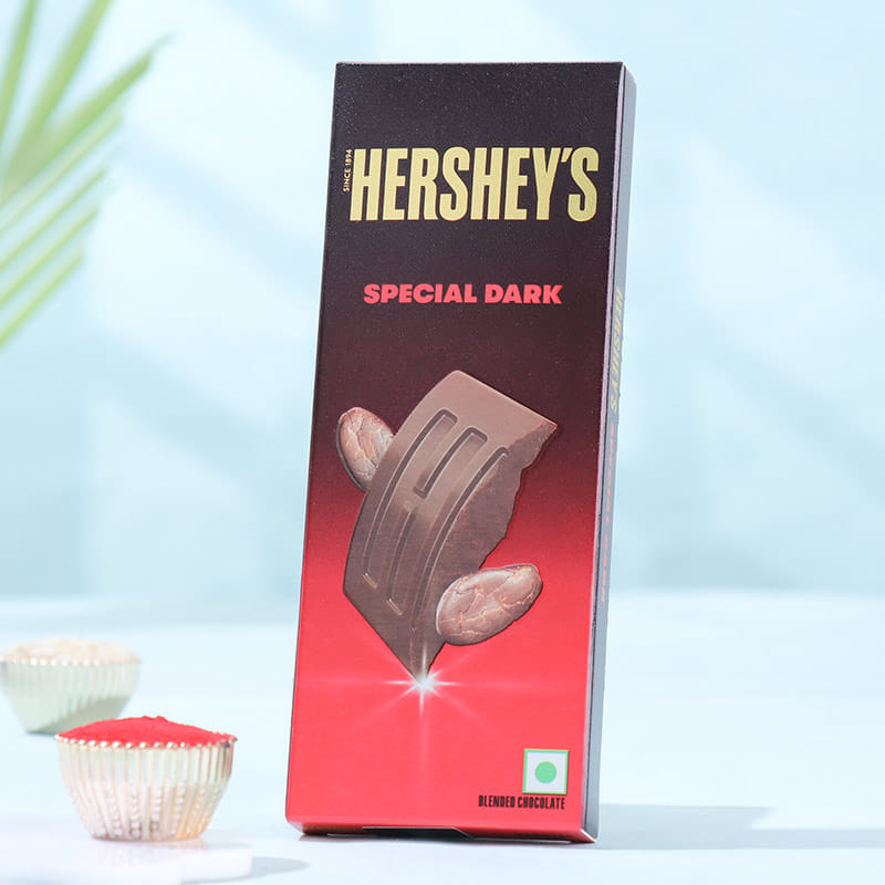 Cute Paw Rakhi With Dark Chocolate