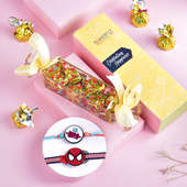 Cute Rakhi Duo With Handmade Chocolates