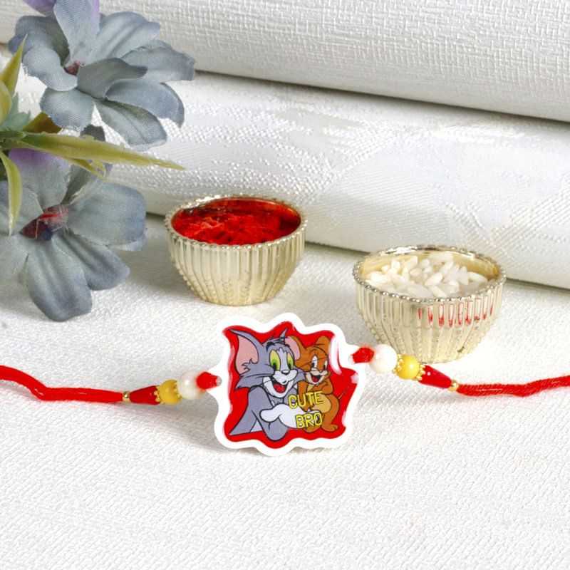 Cute Tom N Jerry Kids Rakhi-UK