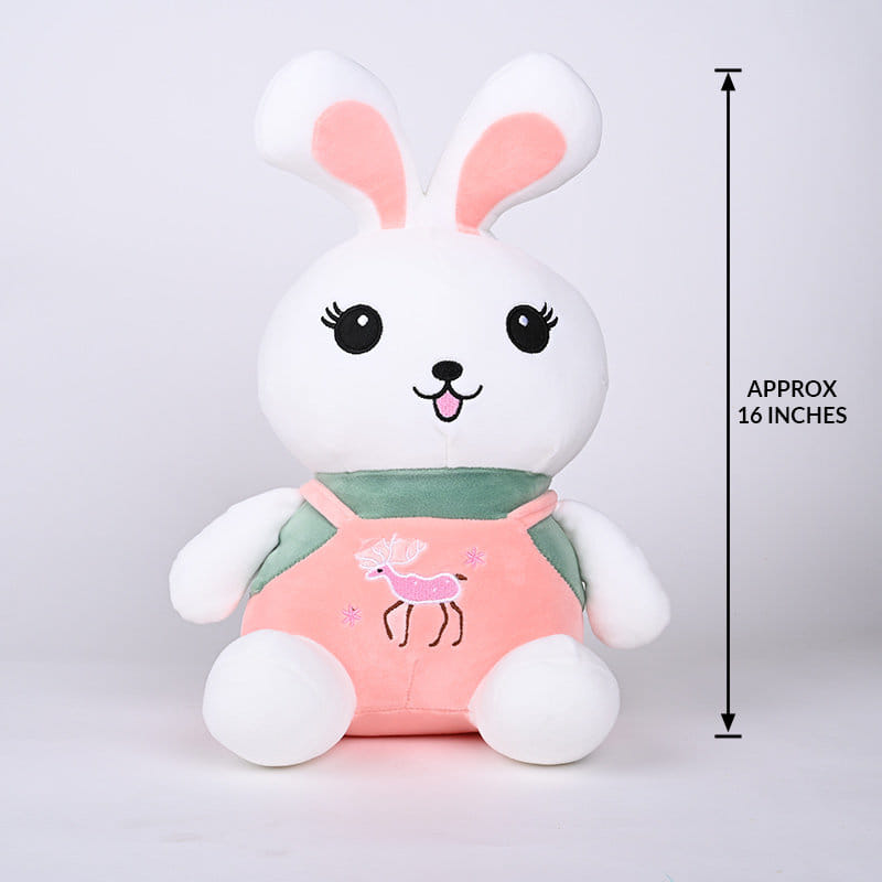 Cute White Bunny Soft Toy Duo