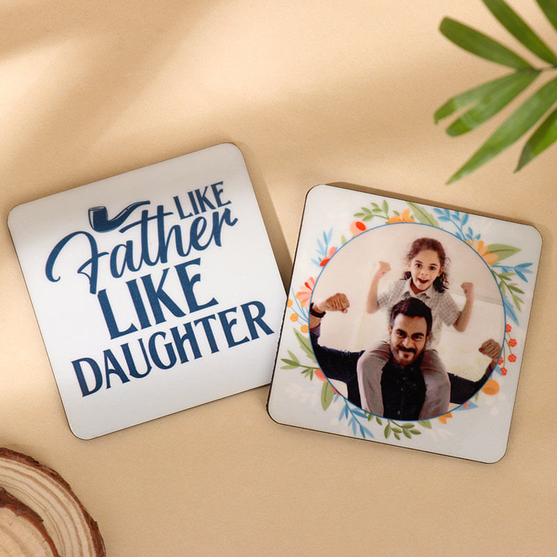 Dad & Daughter Personalised Fridge Magnet Set