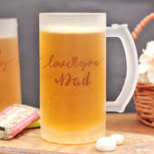 Love You Dad Beer Mug- Fathers Day Gift