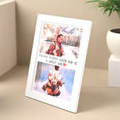 Dad Love Captured Memories Frame: Photo Gifts for father