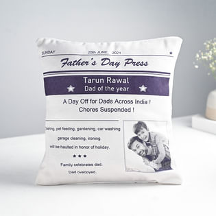 Personalized Cushion for Father