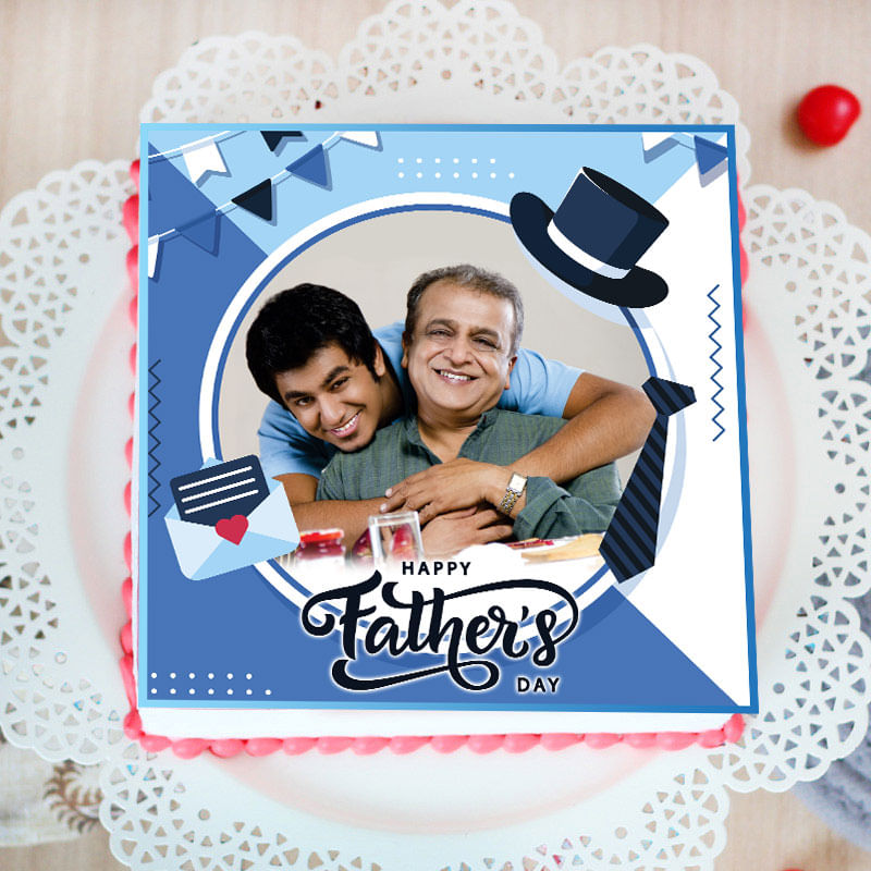 Photo Cake for Fathers Day