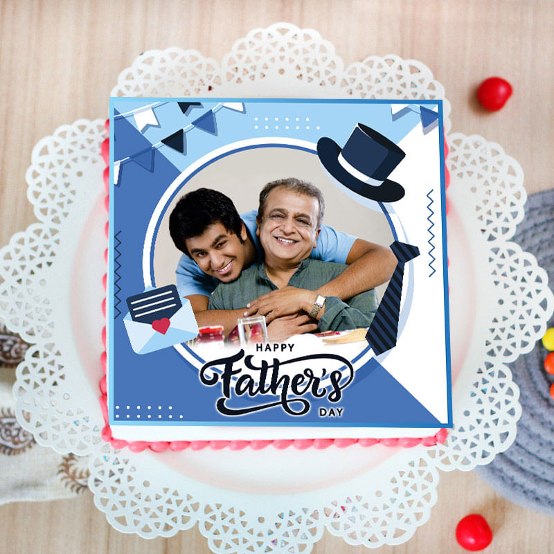 Photo Cake for Fathers Day