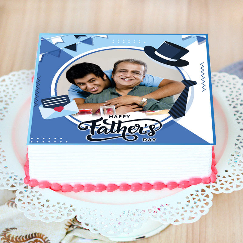 Photo Cake for Fathers Day