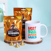 Dads Day Chocolate And Mug Combo