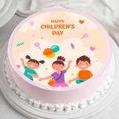 Dainty Childrens Day Poster Cake