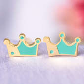 crown shaped earrings