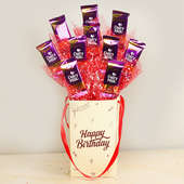 Dairy Milk Birthday Box - Best chocolate Bouquet for Birthday 