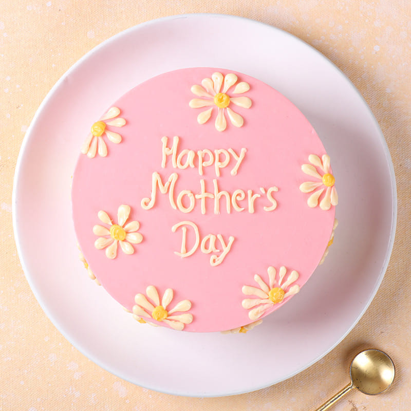 Daisy Canvas Mothers Day Cake