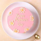 Daisy Canvas Mothers Day Cake