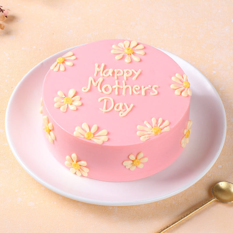 Daisy Canvas Mothers Day Cake
