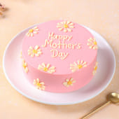 Daisy Canvas Mothers Day Cake