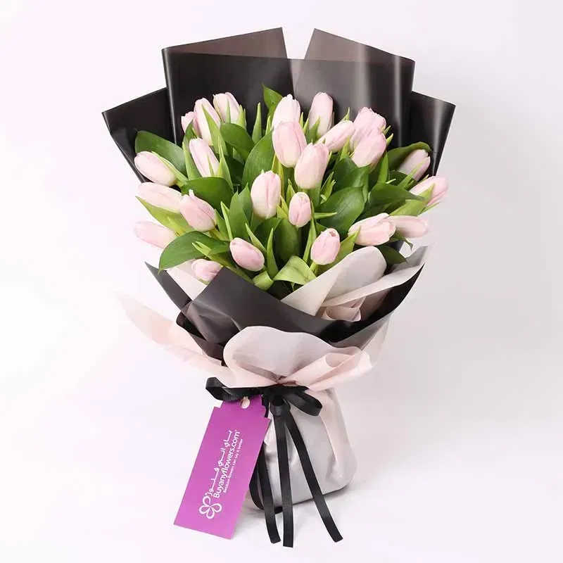 Chic Tulip Charm Bouquet