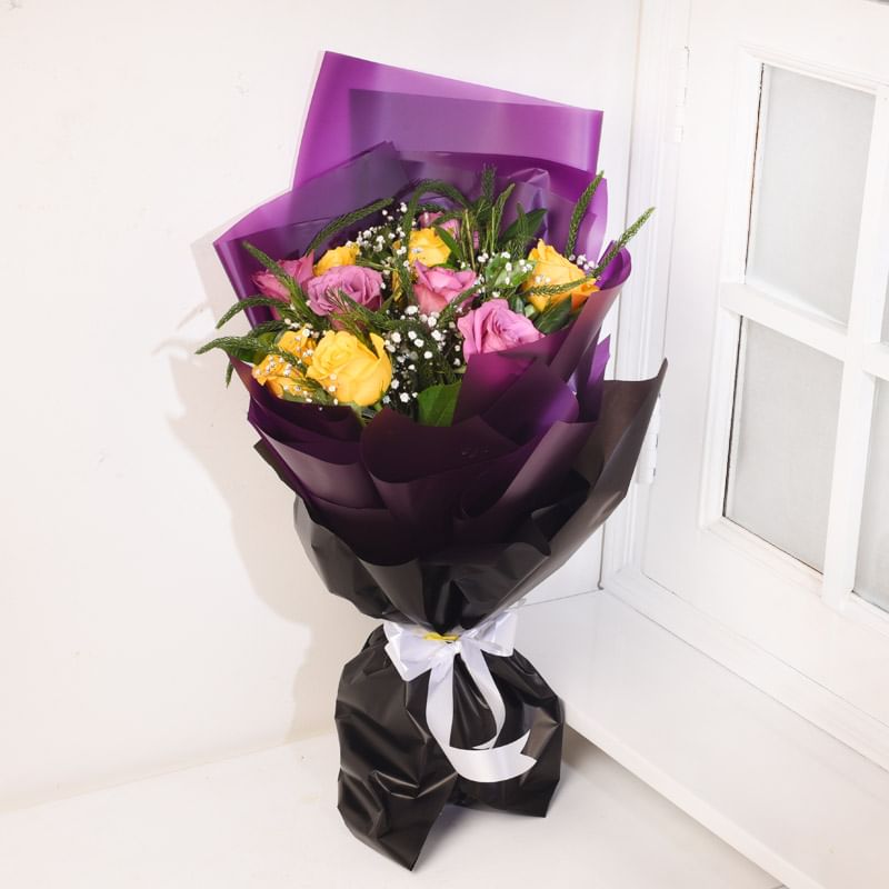 Dark Love Fantasy Purple Roses