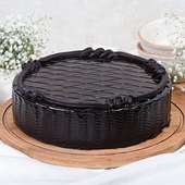 Side view of Chocolate Cake
