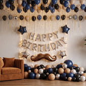 Dashing Birthday Balloon Decoration