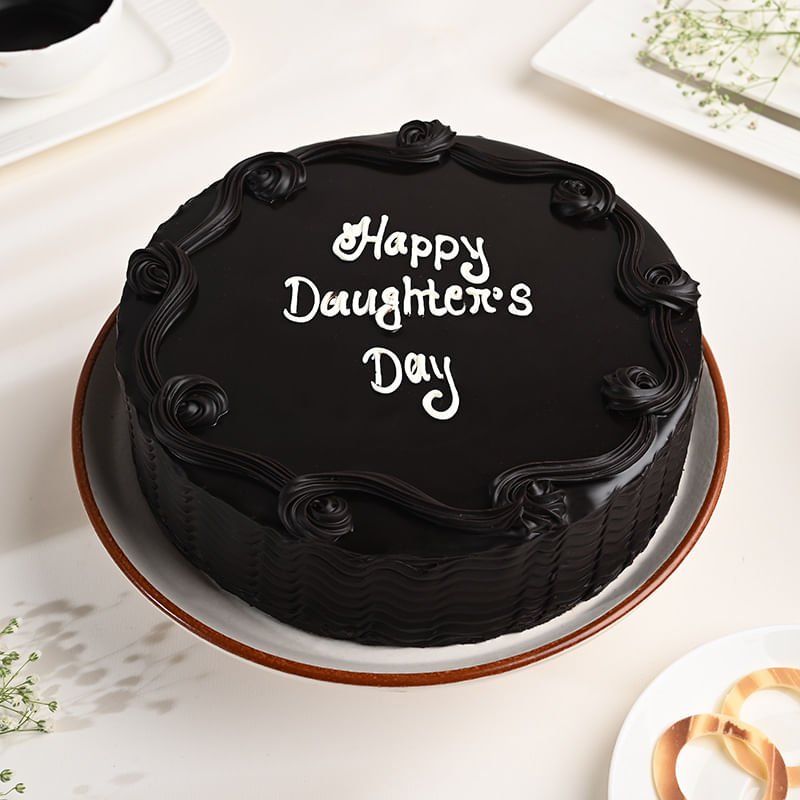 Daughters Day Chocolate Truffle Cake