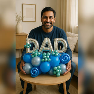 Dazzling Dad Balloon Decor