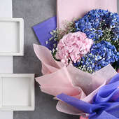 Buy Dazzling Hydrangeas Flower Bouquet