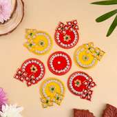 Dazzling Stone Studded Festive Rangoli