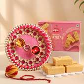 Decorative Bhai Dooj Thali With Sweets