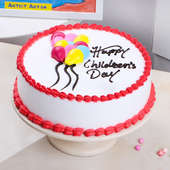 Decorative Children Day Vanilla Cake