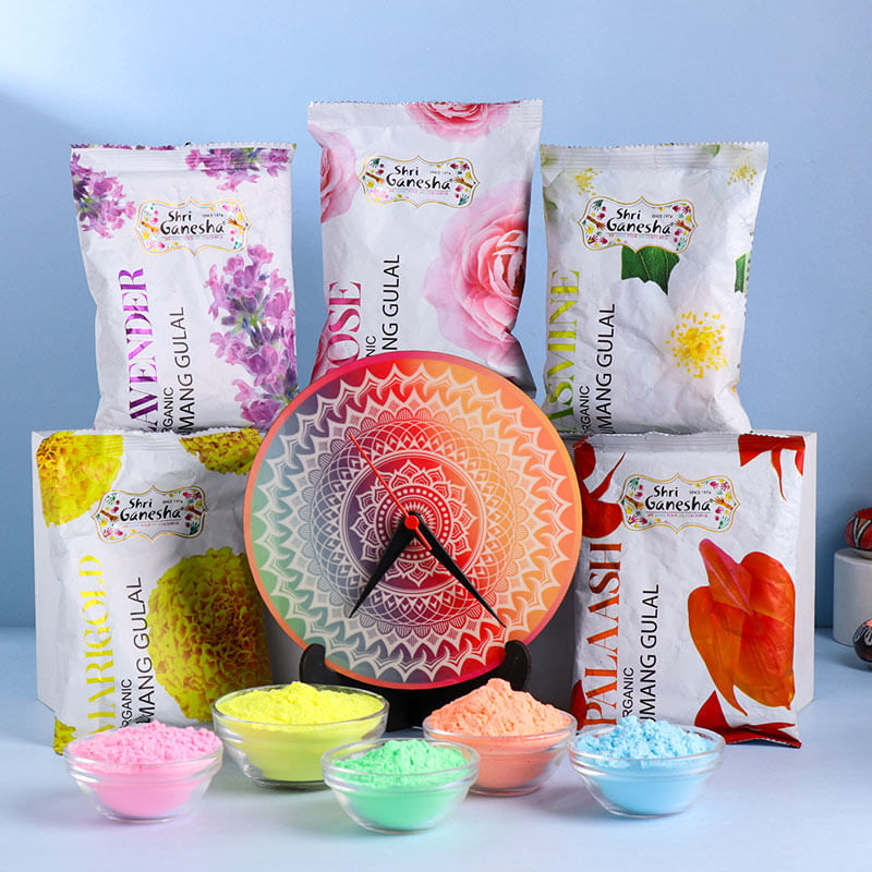 Decorative N Cheerful Holi Hamper