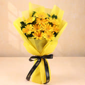 Yellow Gerberas Bouquet