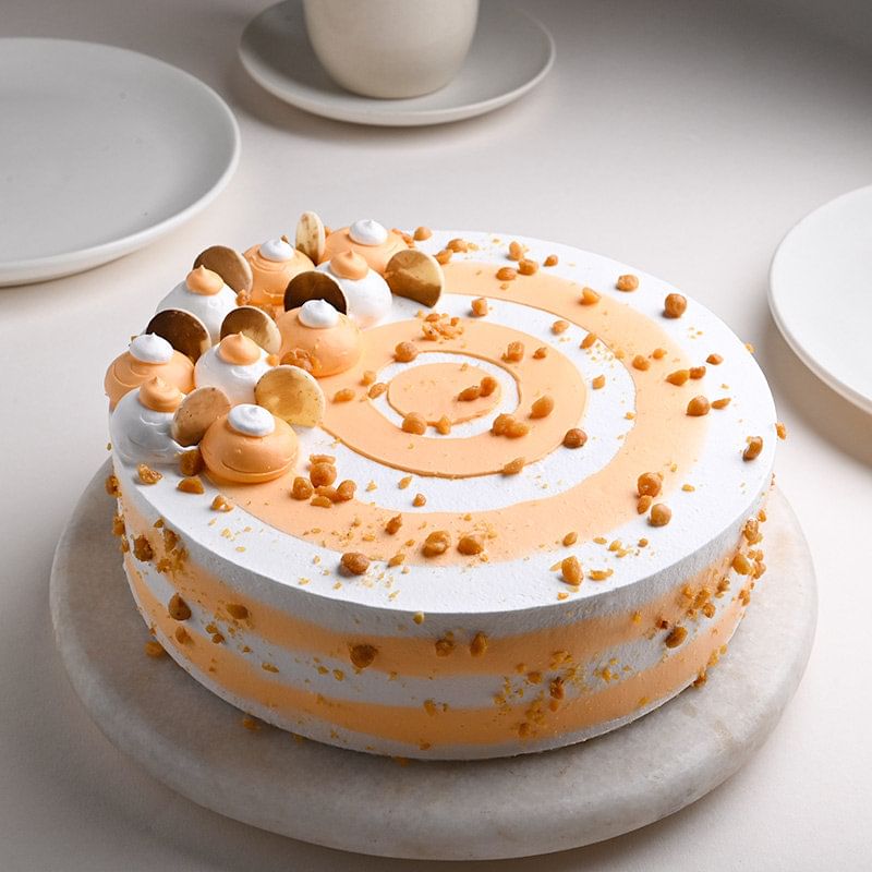 Butterscotch Cake_ Top View 