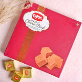 Chana Burfi sweets Online - Delectable Sweetness N Rakhi