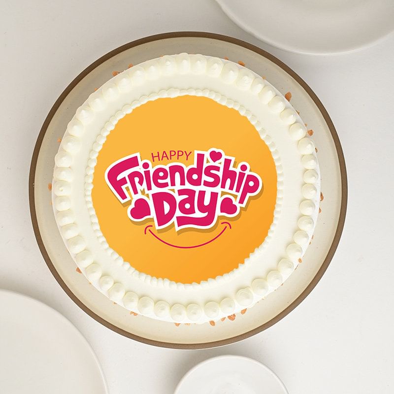 Friendship Day Photo Cake