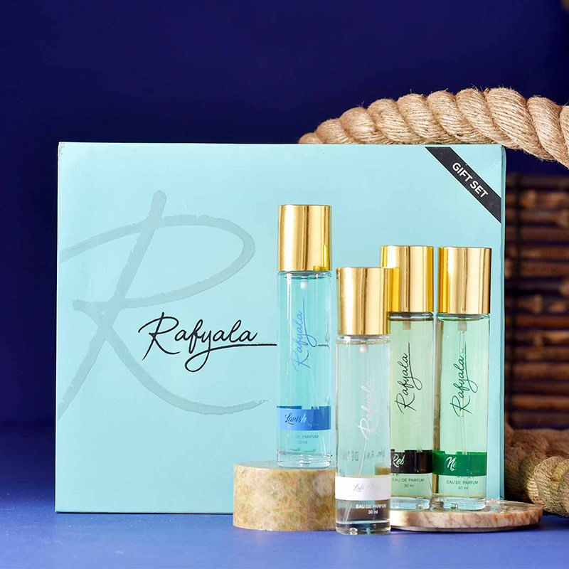 Order Delightful Aromatic chocolate hamper with Perfume set