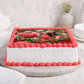 Special Christmas Photo Cake Online