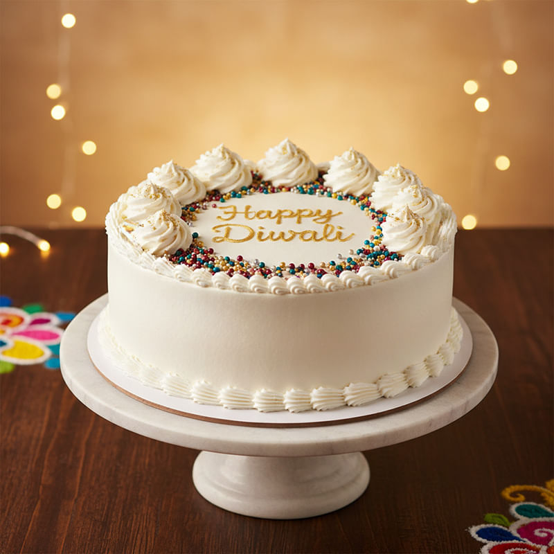 Delish Creamy Diwali Cake
