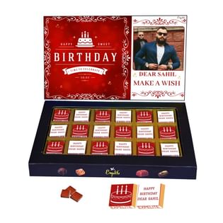 Deluxe Personalised Birthday Chocolate