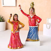 Desi Ladies Dancing Showpiece Set