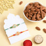 Designer Beaded Rakhi Duo With Almonds