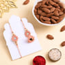 Designer Bhaiya Bhabhi Rakhi Set With Almonds
